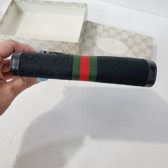 Gucci collectors Piece 80s authentic Vintage ophidia web black clutch - Picture 10 of 16